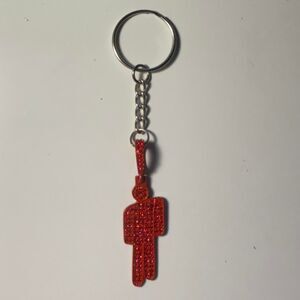Billie Eilish Red Blohsh Keychain